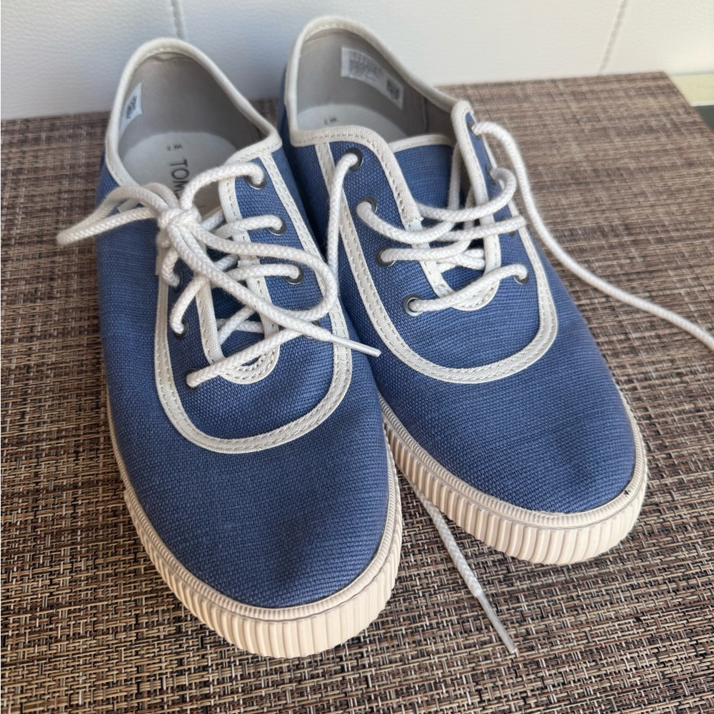 TOM’S Blue Canvas Sneakers for Women